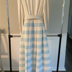 Sachin & Babi / Zoe Gown/Ivory Sailor Stripe runs large usually wear size 8 /10
